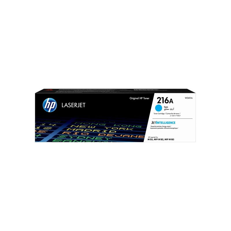 HP 216A W2411A Toner Cyan Authentique, Taille Unique