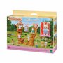 Sylvanian Families - La tyrolienne des bébés - 1 figurine Lapin incluse - Plongez dans l'univers de la famille Sylvanian - Figur