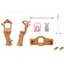 Sylvanian Families - La tyrolienne des bébés - 1 figurine Lapin incluse - Plongez dans l'univers de la famille Sylvanian - Figur