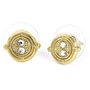 HARRY POTTER Zeitumkehrer Femme Set de Boucles d'oreilles Couleur Or Alliage Zinc