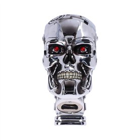 Nemesis Now T-800 Terminator 2 Judgement Day T2 Décapsuleur tête en polyrésine, argent, taille unique