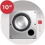 Polk Audio PSW 10E Subwoofer Actif pour Systèmes Audio Home Cinéma et Musique, 100 W - Noir