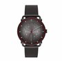 Armani Exchange Montre pour Homme, Trois Aiguilles, Acier Inoxydable Ton Noir, AX2902