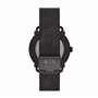 Armani Exchange Montre pour Homme, Trois Aiguilles, Acier Inoxydable Ton Noir, AX2902