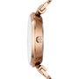 Armani Exchange Montre pour Femme, Mouvement à Trois Aiguilles, Boîtier en Acier Inoxydable or Rose de 36 mm avec Bracelet en Ac