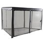 Hespéride - Moustiquaire pour pergola Avila Graphite (6 Rideaux)
