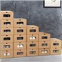 IDMarket - Lot de 20 cartons boites de rangement à chaussures avec tiroir