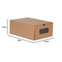 IDMarket - Lot de 20 cartons boites de rangement à chaussures avec tiroir