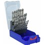 Tivoly 11452070017 Coffret T-Box de 25 Forets Métaux HSS Ø1 à 13mm par 0,5mm