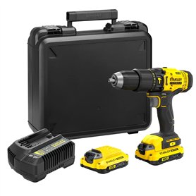 Stanley - V20 PERCEUSE VISSEUSE À PERCUSSION FATMAX V20 50NM- LITHIUM 18V - 2 BATTERIE 1,5AH - SFMCD711C2K-QW