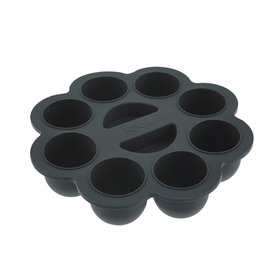 Mini-moule en silicone officiel Ninja [4184J300UK] Compatible avec Ninja Foodi OP100, OP300, OP500, AG301, AG551, Noir
