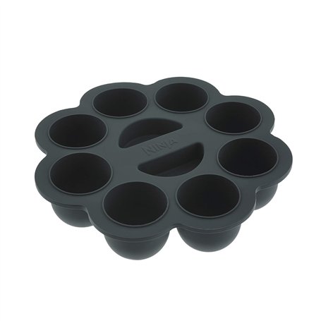 Mini-moule en silicone officiel Ninja [4184J300UK] Compatible avec Ninja Foodi OP100, OP300, OP500, AG301, AG551, Noir