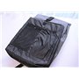yeep.me B.140 Sac à Dos 100% étanche Gris chiné 500 Deniers avec Bande réfléchissante + Pochette Ordinateur 15'' Amovible Inclus