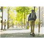 yeep.me B.140 Sac à Dos 100% étanche Gris chiné 500 Deniers avec Bande réfléchissante + Pochette Ordinateur 15'' Amovible Inclus
