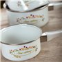 Quid Memory Casserole émaillée acier 18 cm - 200 cl Blanc