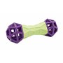 Aime Bi-Matière Silicone/Mousse Jouet pour Chien 3 en 1 Couine Flotte Balle à Friandise Diamètre 19 cm