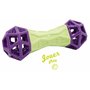 Aime Bi-Matière Silicone/Mousse Jouet pour Chien 3 en 1 Couine Flotte Balle à Friandise Diamètre 19 cm