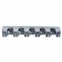 Amazon Basics Rectangulaire Support mural pour balais et outils de jardin organisateur de fournitures de nettoyage pour buanderi