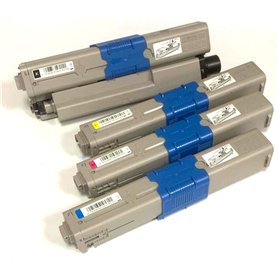 OKI ES3451 MFP ES5461 MFP ES5431 - Kit 4 couleurs - 5000 pages - Code OKI 44469740, 41, 42 - EAN 5031713048633-40 - Reconditionn
