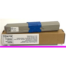 OKI ES3451 MFP ES5461 MFP ES5430 - Magenta - 5000 pages - Code OKI 44469741 - EAN 5031713048640 - Régénéré Made in Italy