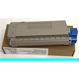 Toner OKI MC760 MC770 MC780 - Cyan - 6000 pages - Code OKI 45396303 - EAN 5031713057697 - Régénéré Made In Italy