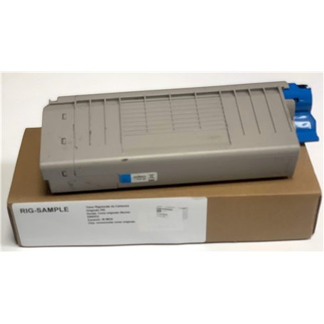 Toner OKI C833 C843 n dn 833 843 – Cyan – 10 000 pages – Code OKI 46443103 – EAN 5031713066835 – Reconditionné fabriqué en Itali