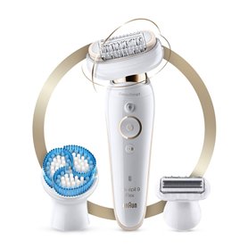 Braun Silk-épil 9 Flex Épilateur, Tête Flexible À 360°, Épilation Facile, Étanche, Peau Douce Longue Durée, Tête De Rasoir Pour 