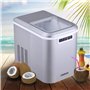 Arebos Machine à glaçons | Ice Cube Maker | 12 kg / 24 h | 10-15 minutes de production | 2 tailles de glaçons | Réservoir d'eau 