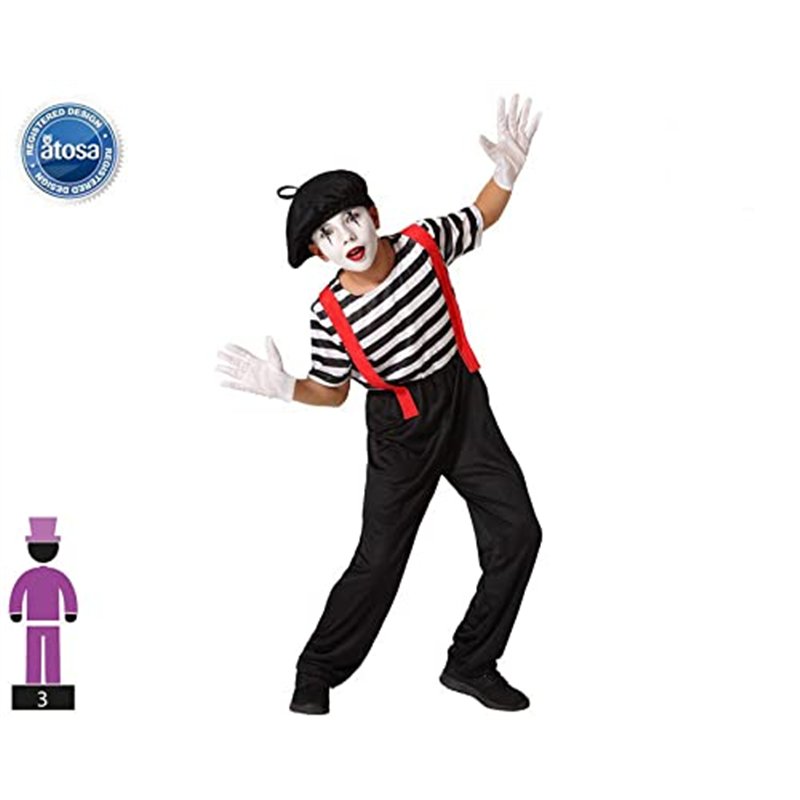Image secondaire de ATOSA déguisement mime 5 a 6 años