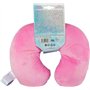 TataWay - Coussin de Voyage Princesses Disney, Aurora, Belle, Ariel, Cendrillon, Polyester, Remplissage Perles, Rose, Taille uni