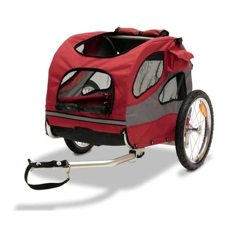 PetSafe Happy Ride Remorque de Vélo Pliable en Aluminium pour Chien Taille M 1 Unité