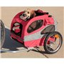 PetSafe Happy Ride Remorque de Vélo Pliable en Aluminium pour Chien Taille M 1 Unité
