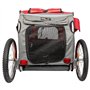 PetSafe Happy Ride Remorque de Vélo Pliable en Aluminium pour Chien Taille M 1 Unité