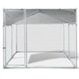 IDMarket - Enclos Bogota 8 m² Parc grillagé 2x4x1,6 M Acier galvanisé avec Filet