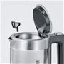 SEVERIN Bouilloire en Verre 0,5L, 1 100 W, sans BPA, Filtre Anticalcaire Amovible, Ouverture à une main, Socle 360°, WK 3472, Ac