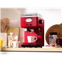 Russell Hobbs Machine expresso [Porte-filtre, Thermobloc] Retro Rouge (Pression 15 bars, réservoir d'eau amovible 1,1 L, buse à 