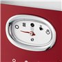 Russell Hobbs Machine expresso [Porte-filtre, Thermobloc] Retro Rouge (Pression 15 bars, réservoir d'eau amovible 1,1 L, buse à 