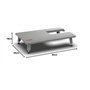 Necchi Q132A Machine à coudre, intérieur en aluminium moulé sous pression, coque en ABS, noir, régulier