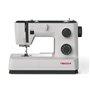 Necchi Q132A Machine à coudre, intérieur en aluminium moulé sous pression, coque en ABS, noir, régulier
