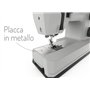 Necchi Q132A Machine à coudre, intérieur en aluminium moulé sous pression, coque en ABS, noir, régulier