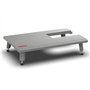 Necchi Q132A Machine à coudre, intérieur en aluminium moulé sous pression, coque en ABS, noir, régulier