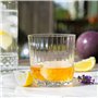 Bormioli Rocco 6X Clear 370ml America '20s Verres de Whisky' 20s - Vintage Art Deco Scoch Whisky Tumblers