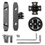 HUAYUWA Support de selle de vélo Support de feu arrière pour Garmin Varia Radar/RTL510/Edge 520/Edge 820/Edge 1030 Accessoires