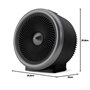 Taurus Tropicano Jet HOT&COOL - Radiateur soufflant 2000W, Surface jusqu'à 25/30m2, Chauffage et ventilateur, 2 vitesses, 2 inte