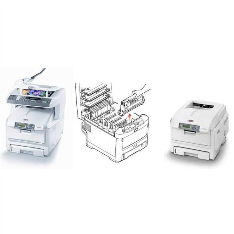 Image secondaire de Toner OKI 43324421 pour C5800 C5900 C5550mfp - Jaune - 5.000 Pages - Régénéré Made in Italy