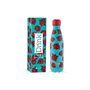 IDRINK® - Bouteille thermique révolutionnaire, bouteille en acier inoxydable à 2 parois PRIX DE FIN DE SÉRIE, 500 ML TATTOO ROSE