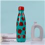 IDRINK® - Bouteille thermique révolutionnaire, bouteille en acier inoxydable à 2 parois PRIX DE FIN DE SÉRIE, 500 ML TATTOO ROSE