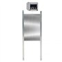 IDMarket - Porte Automatique poulailler programmable Heure et luminosité extérieure 22x33 CM