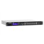 QNAP QGD-1602P-C3758-16G commutateur réseau Géré Connexion Ethernet, supportant l'alimentation Via ce Port (PoE) Noir