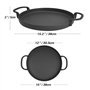 Onlyfire Poêle ronde en fonte Ø30,5 cm pour Weber Gourmet BBQ System 7421 | pièces de Rechange pour Weber 57cm Barbecue au Charb